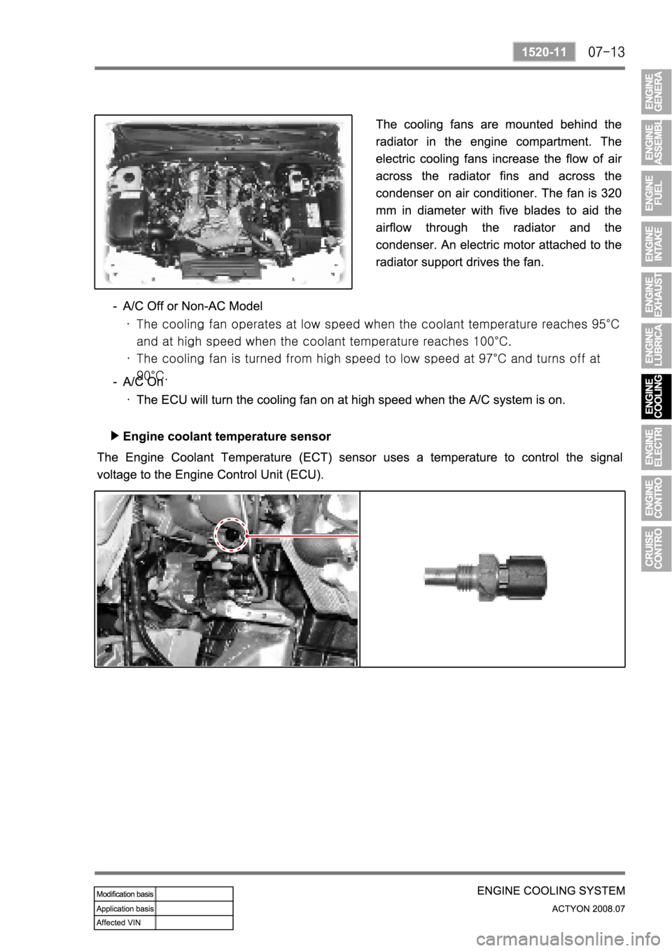 SSANGYONG ACTYON 2008  Service Repair Manual 