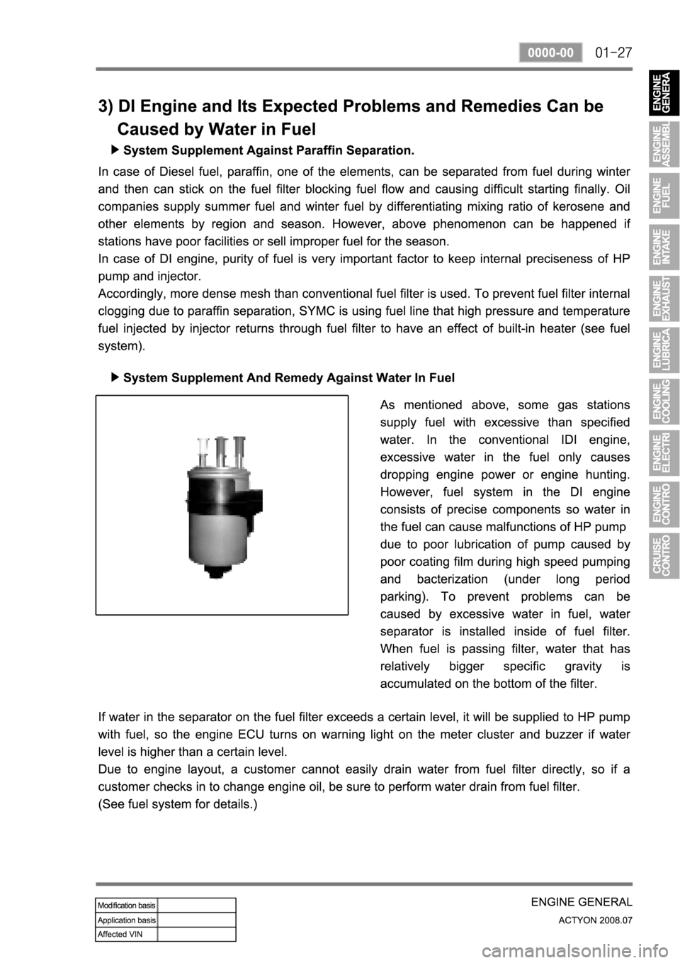 SSANGYONG ACTYON 2008 Service Service Manual SSANGYONG ACTYON 2008 Service Service Manual