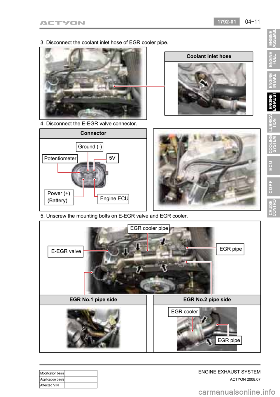 SSANGYONG ACTYON 2008 Service Repair Manual SSANGYONG ACTYON 2008 Service Repair Manual