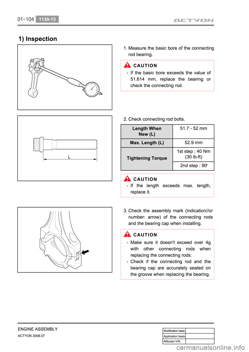 SSANGYONG ACTYON 2008  Service Repair Manual 