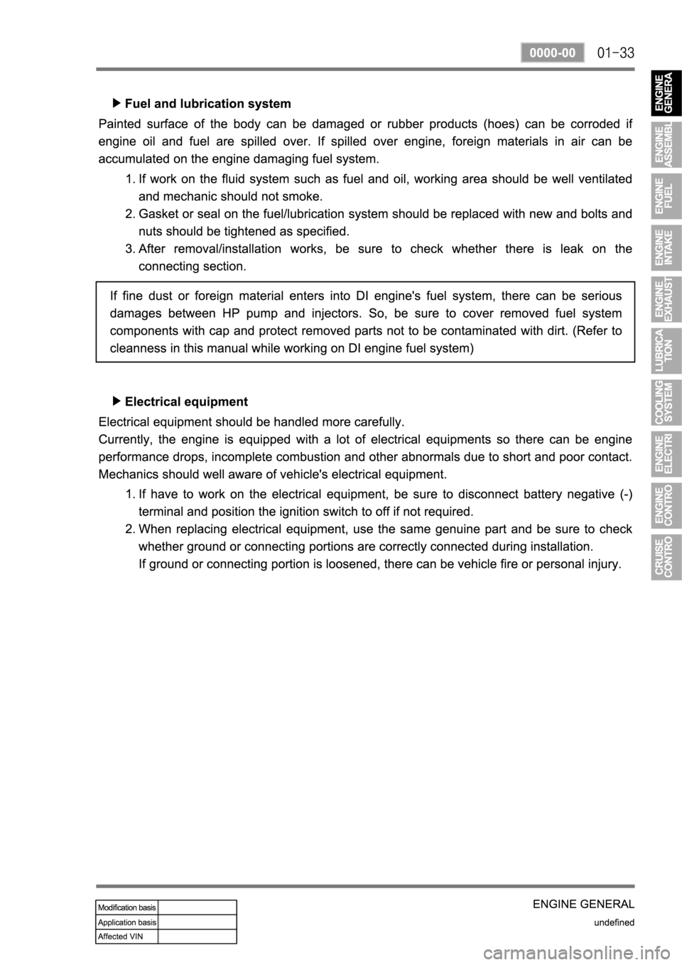 SSANGYONG KYRON 2010  Service Manual 