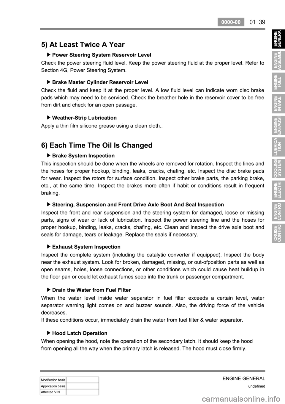 SSANGYONG KYRON 2010  Service Manual 