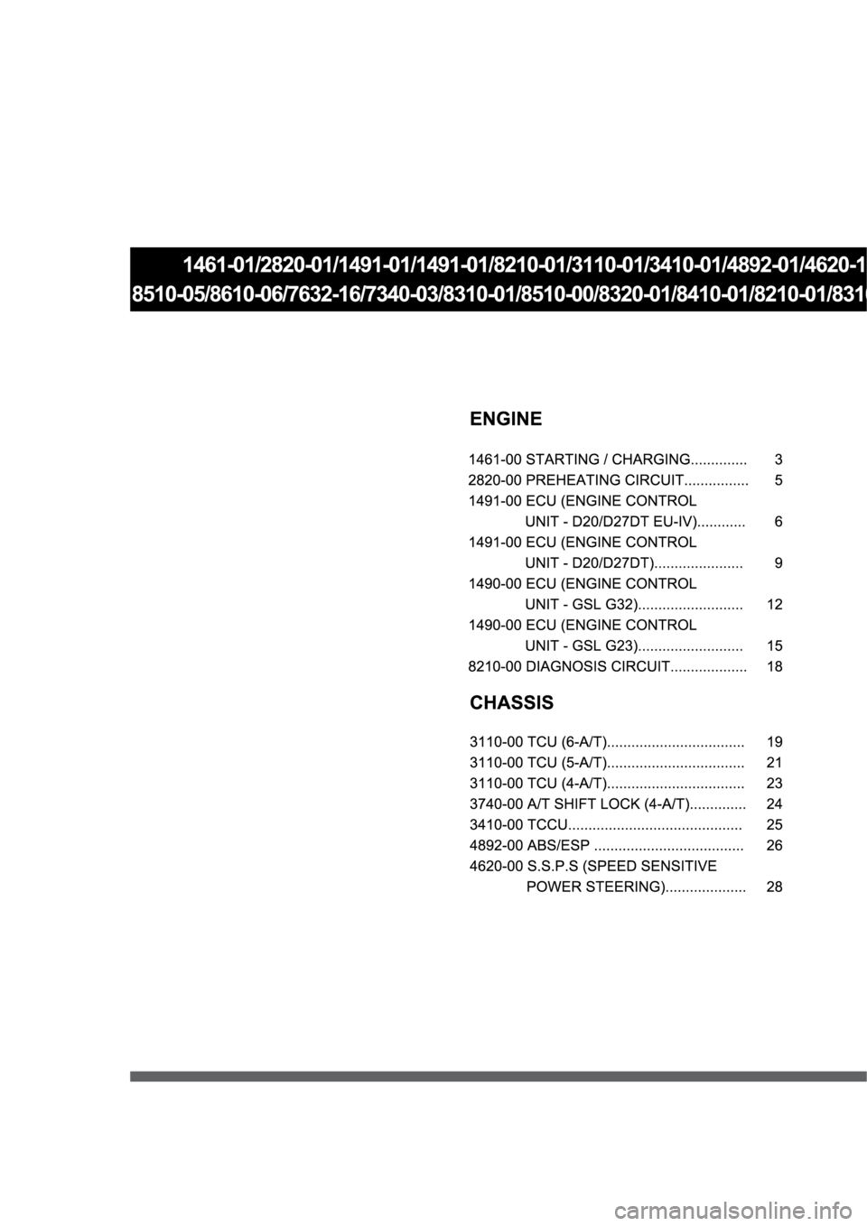 SSANGYONG KYRON 2010 Workshop Manual 