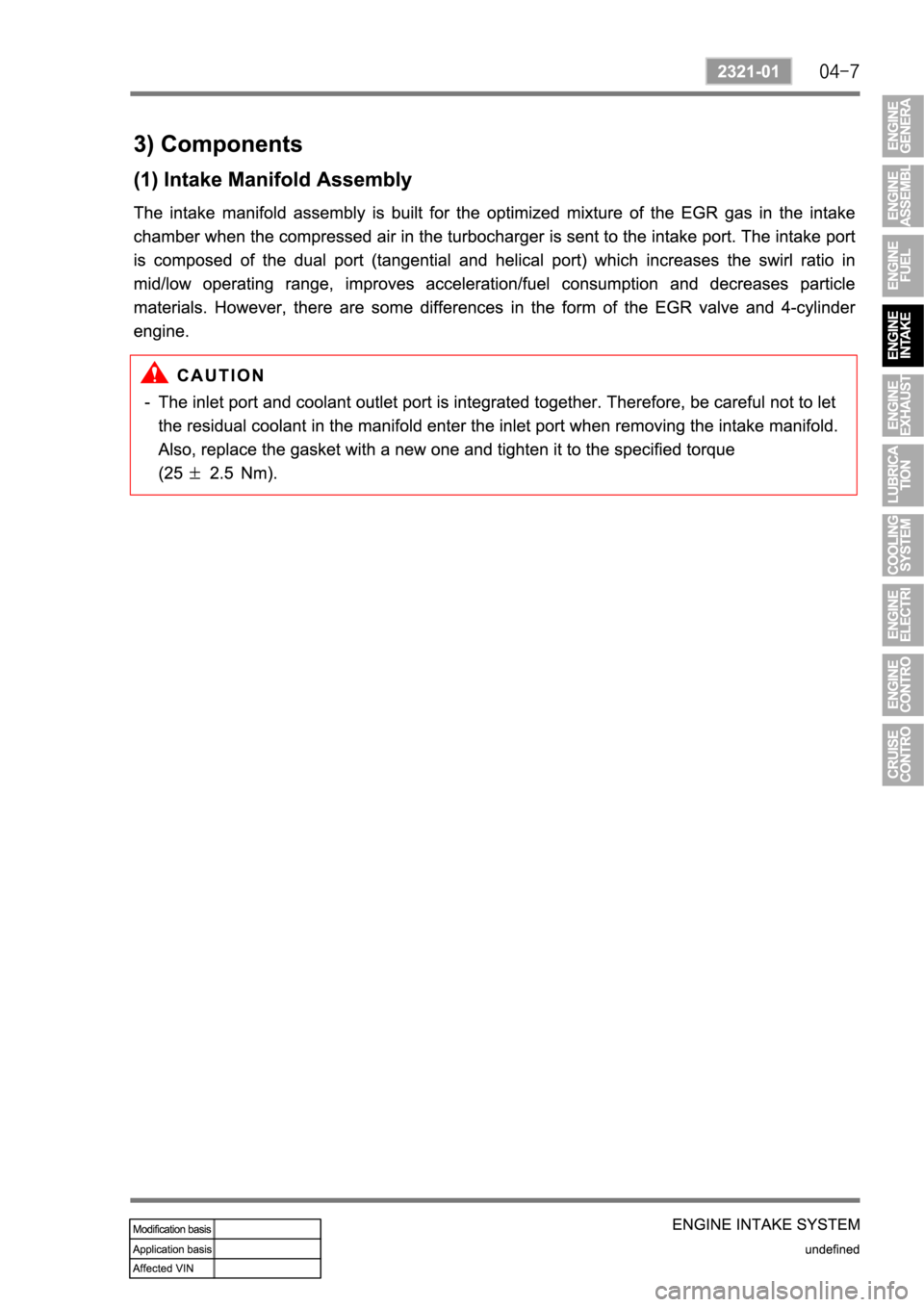 SSANGYONG KYRON 2008  Service Manual 