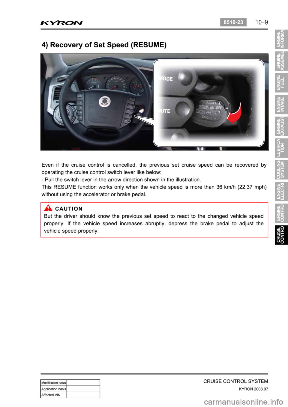 SSANGYONG KYRON 2008 Service Manual SSANGYONG KYRON 2008 Service Manual