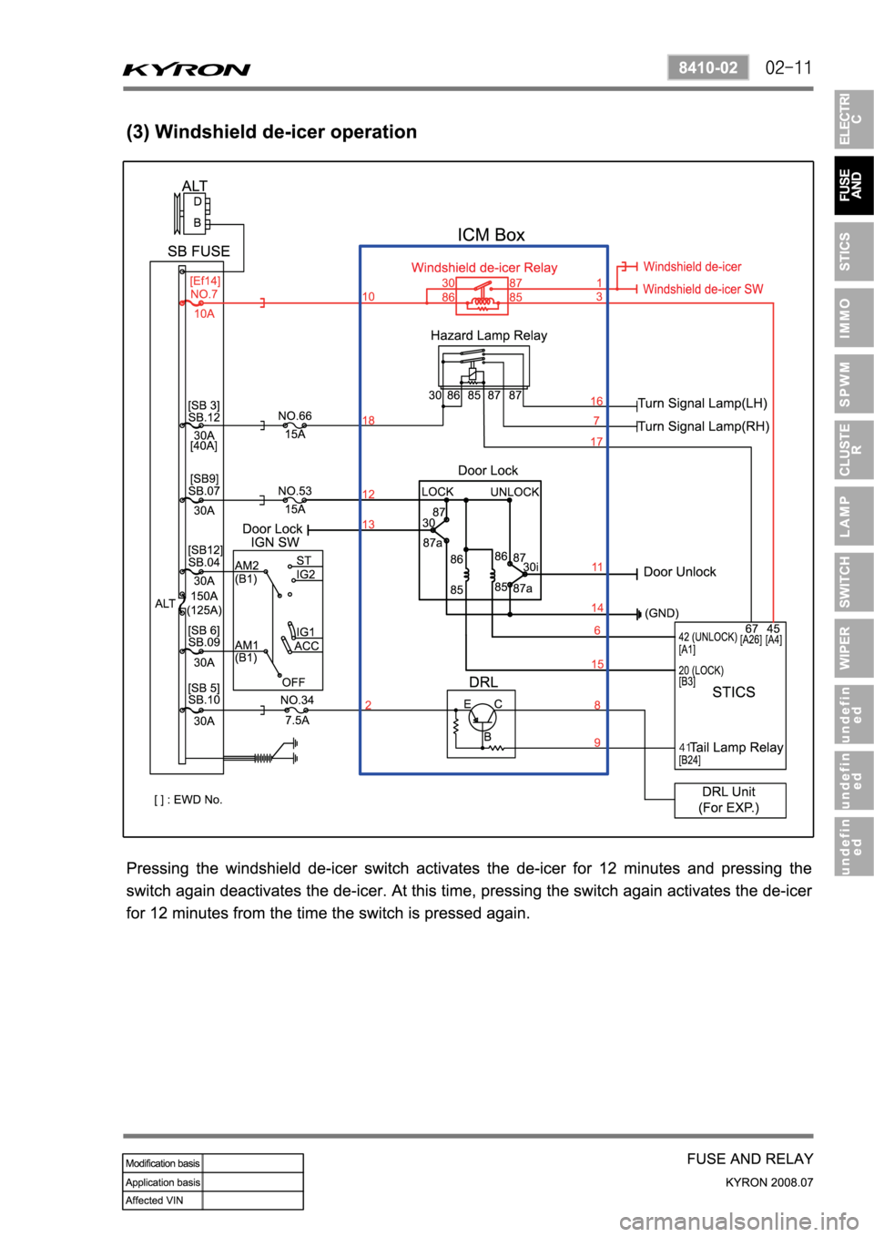 SSANGYONG KYRON 2008 Service Manual SSANGYONG KYRON 2008 Service Manual