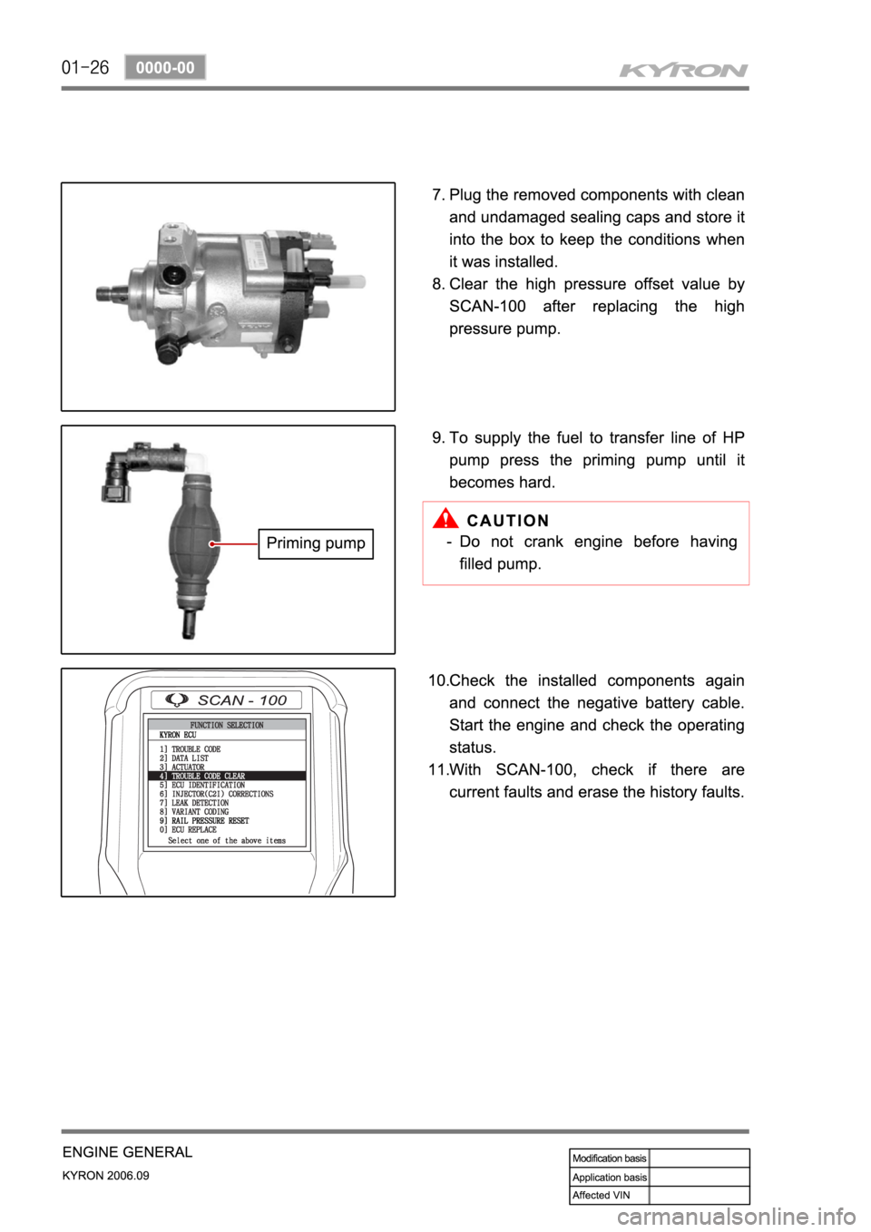 SSANGYONG KYRON 2006 Service Manual SSANGYONG KYRON 2006 Service Manual