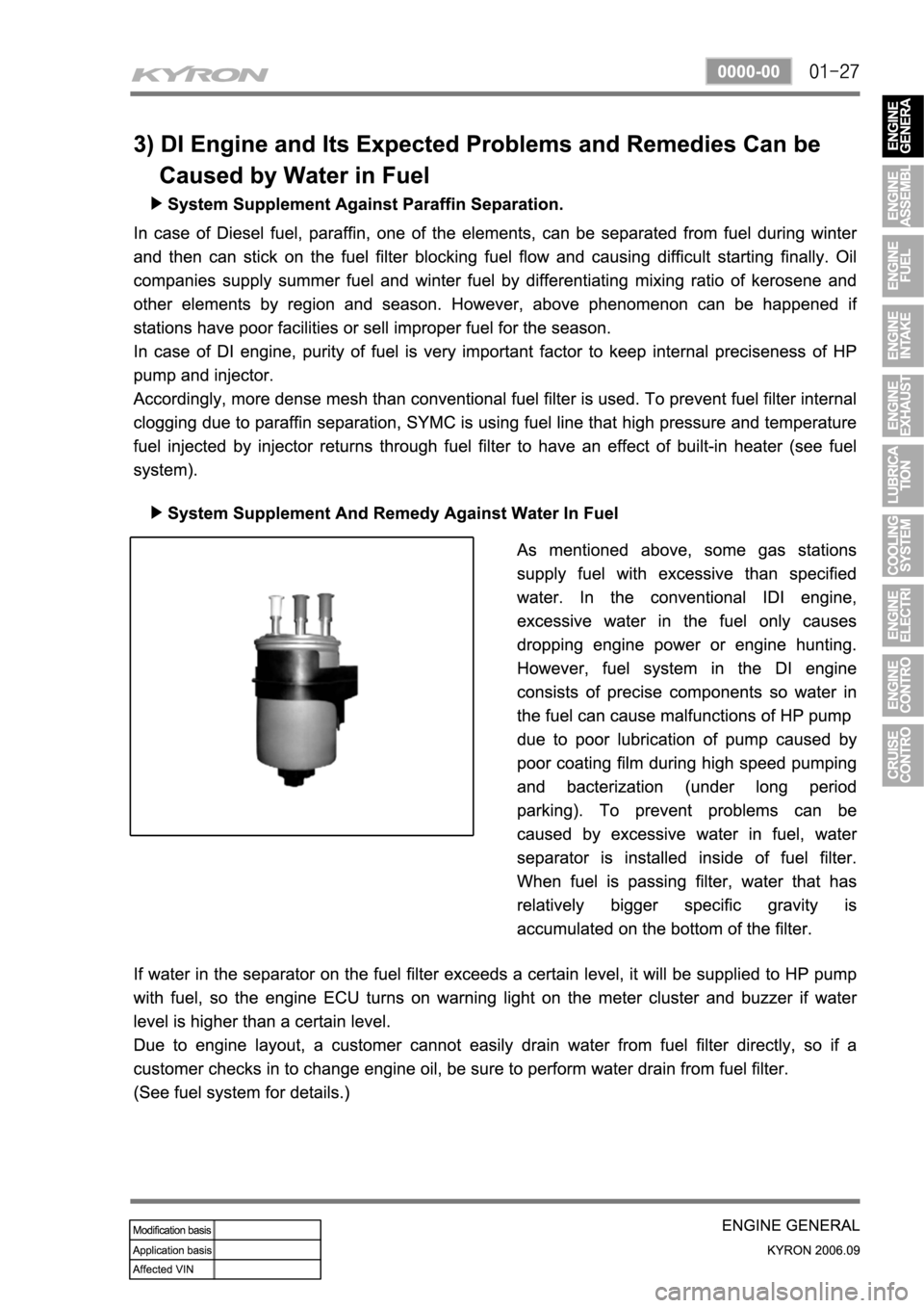 SSANGYONG KYRON 2006 Service Manual SSANGYONG KYRON 2006 Service Manual