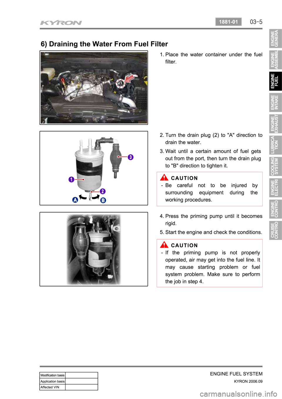 SSANGYONG KYRON 2006 Service Manual SSANGYONG KYRON 2006 Service Manual