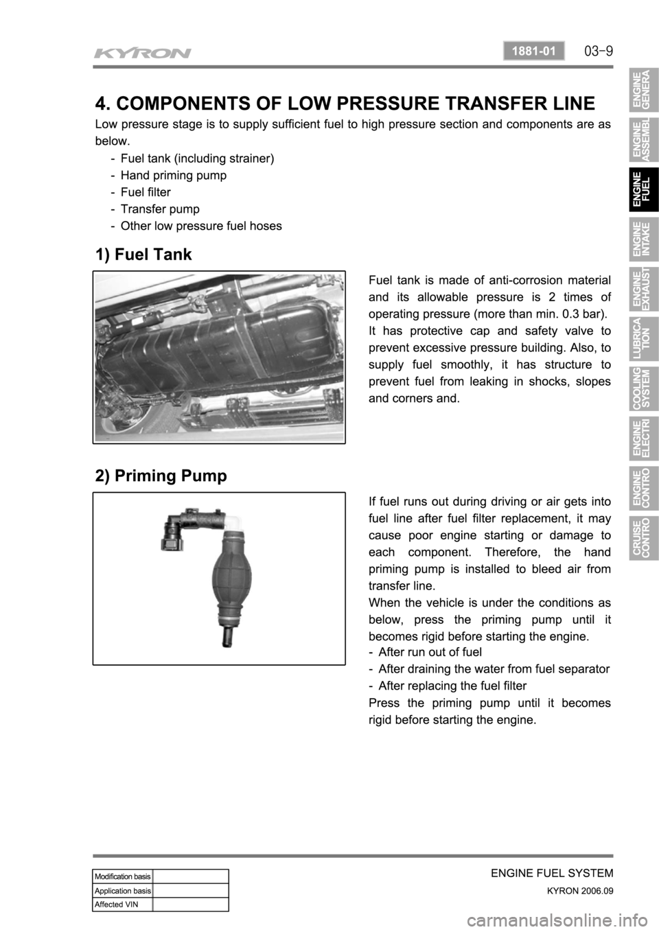 SSANGYONG KYRON 2006 Service Manual SSANGYONG KYRON 2006 Service Manual