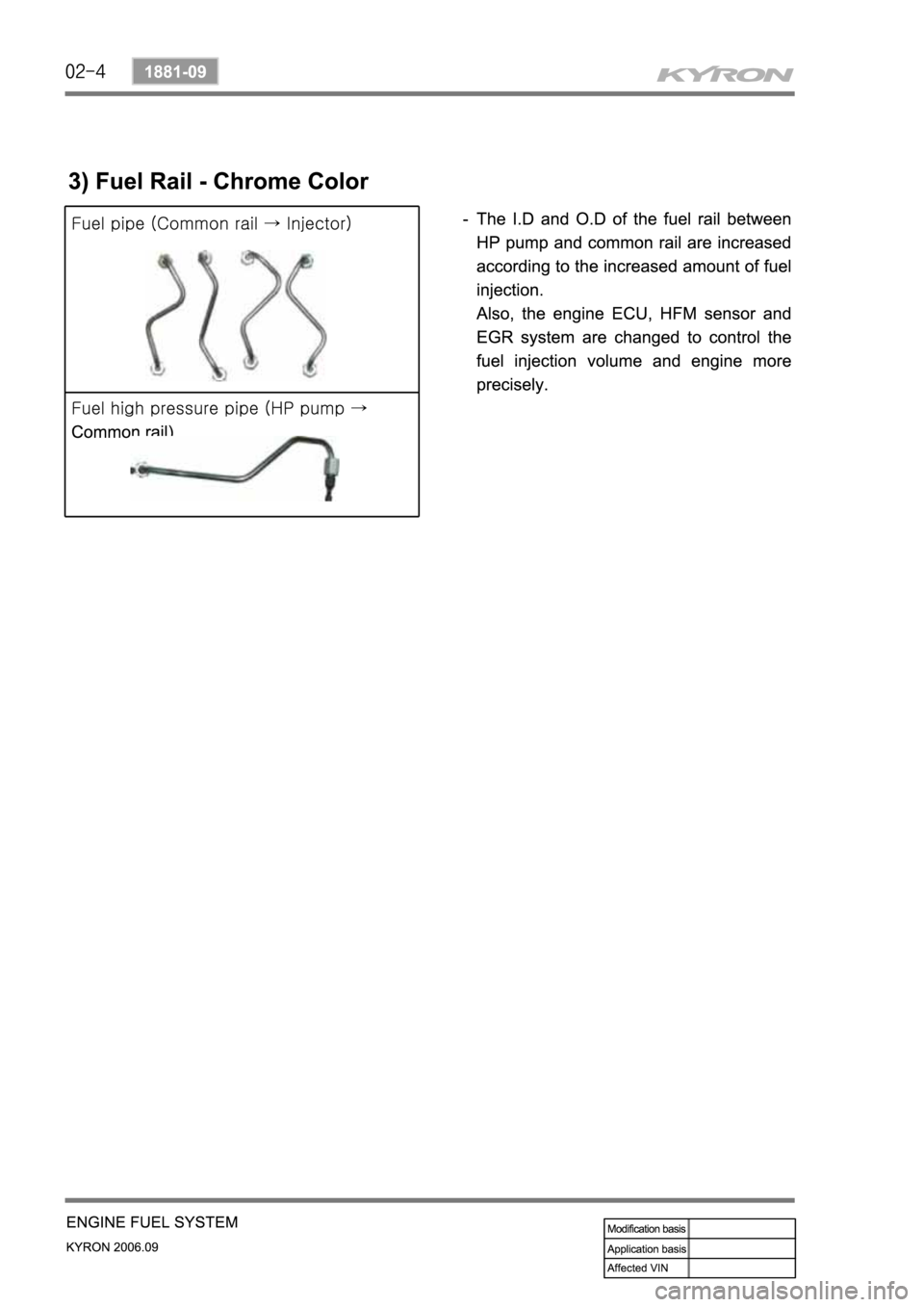 SSANGYONG KYRON 2006  Service Manual 