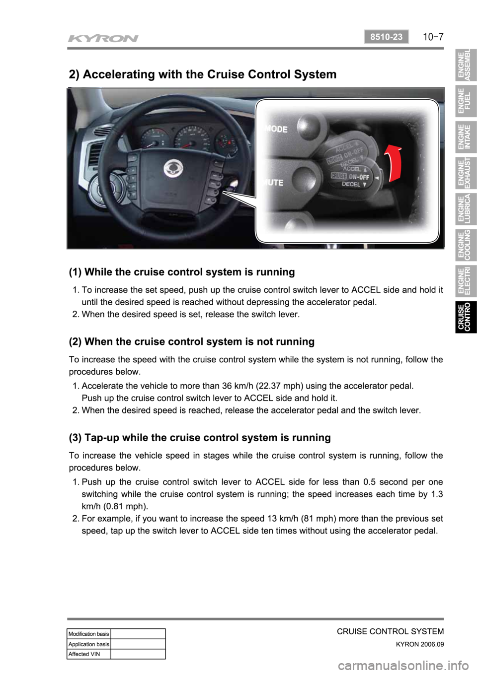 SSANGYONG KYRON 2006 Service Manual SSANGYONG KYRON 2006 Service Manual