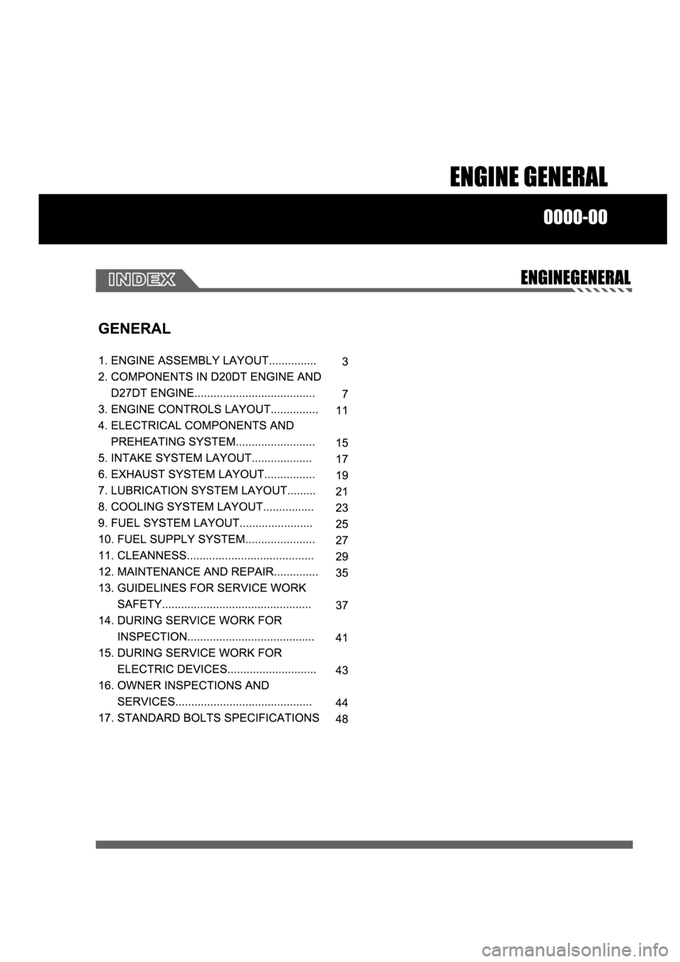 SSANGYONG KYRON 2006 Service Manual SSANGYONG KYRON 2006 Service Manual