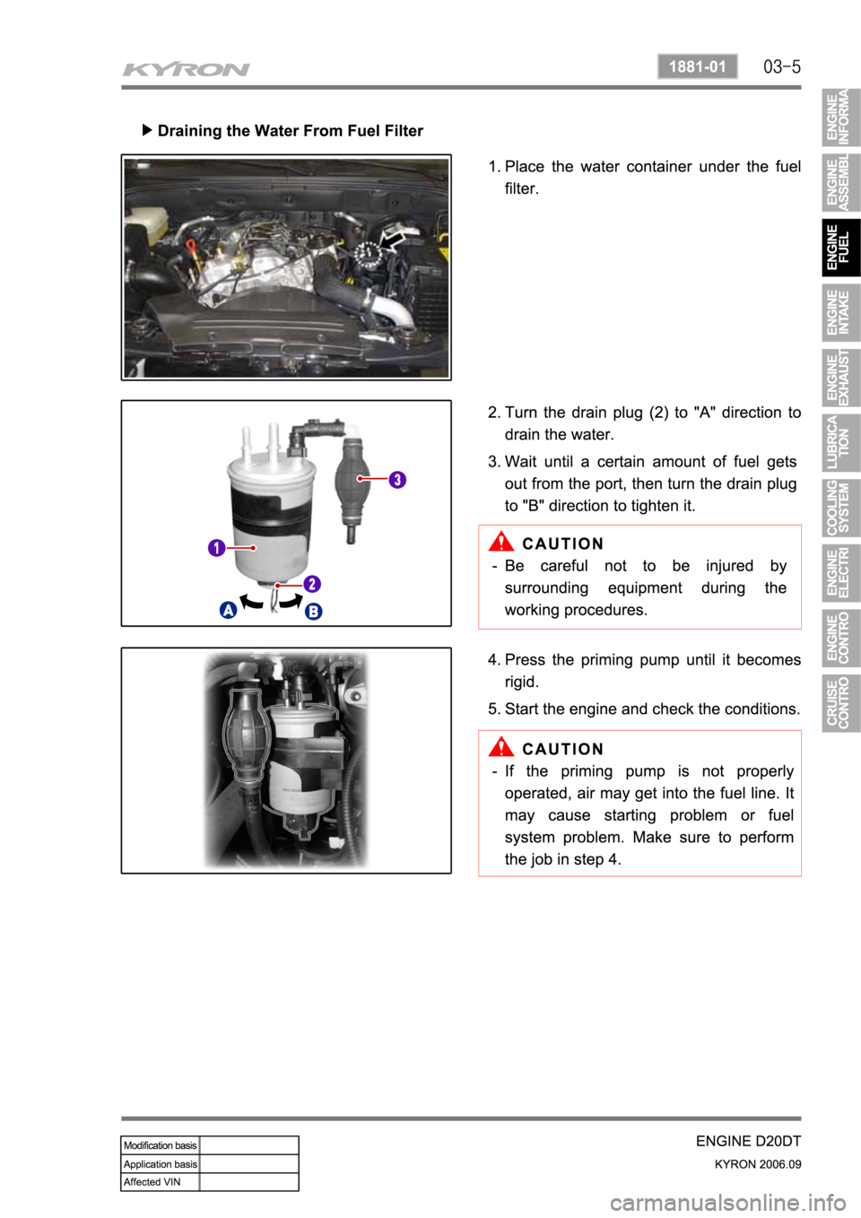 SSANGYONG KYRON 2006  Service Manual 