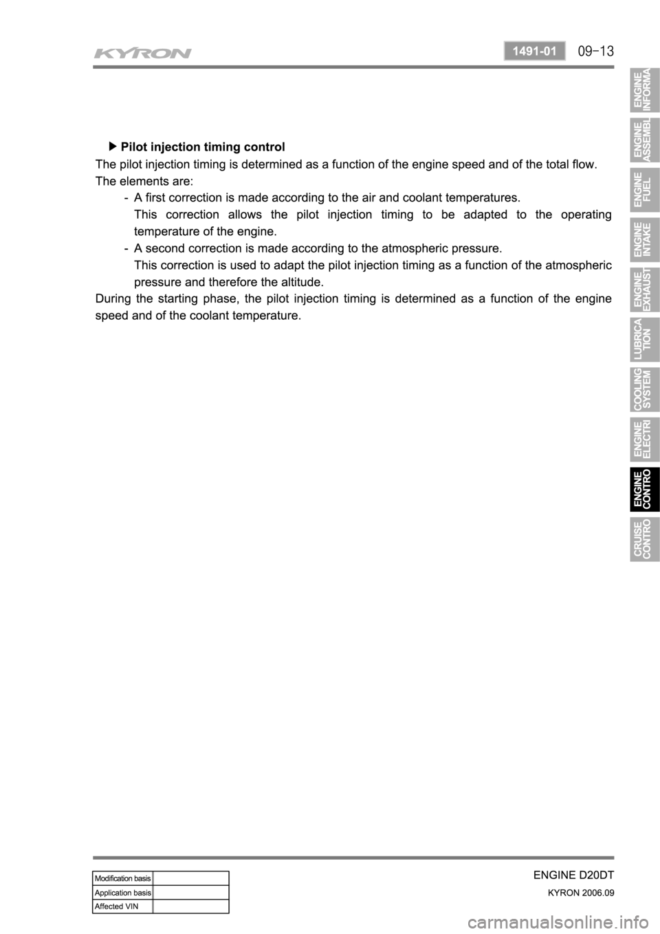 SSANGYONG KYRON 2006 Service Manual SSANGYONG KYRON 2006 Service Manual