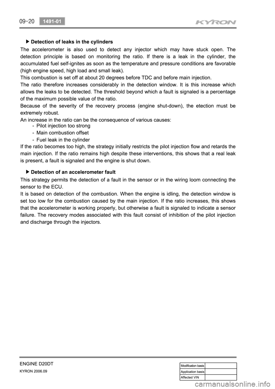 SSANGYONG KYRON 2006 Service Manual SSANGYONG KYRON 2006 Service Manual