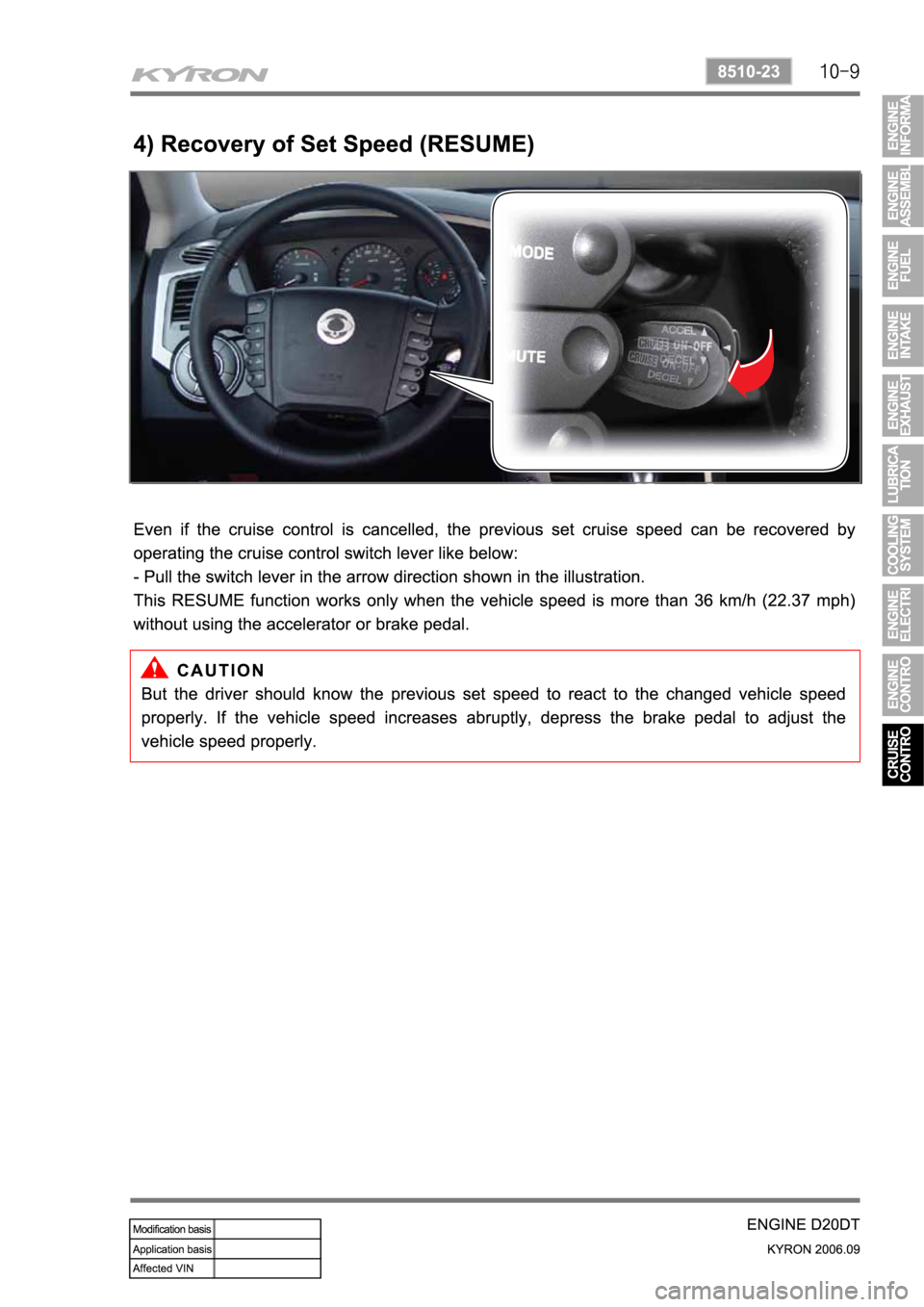 SSANGYONG KYRON 2006 Service Manual SSANGYONG KYRON 2006 Service Manual