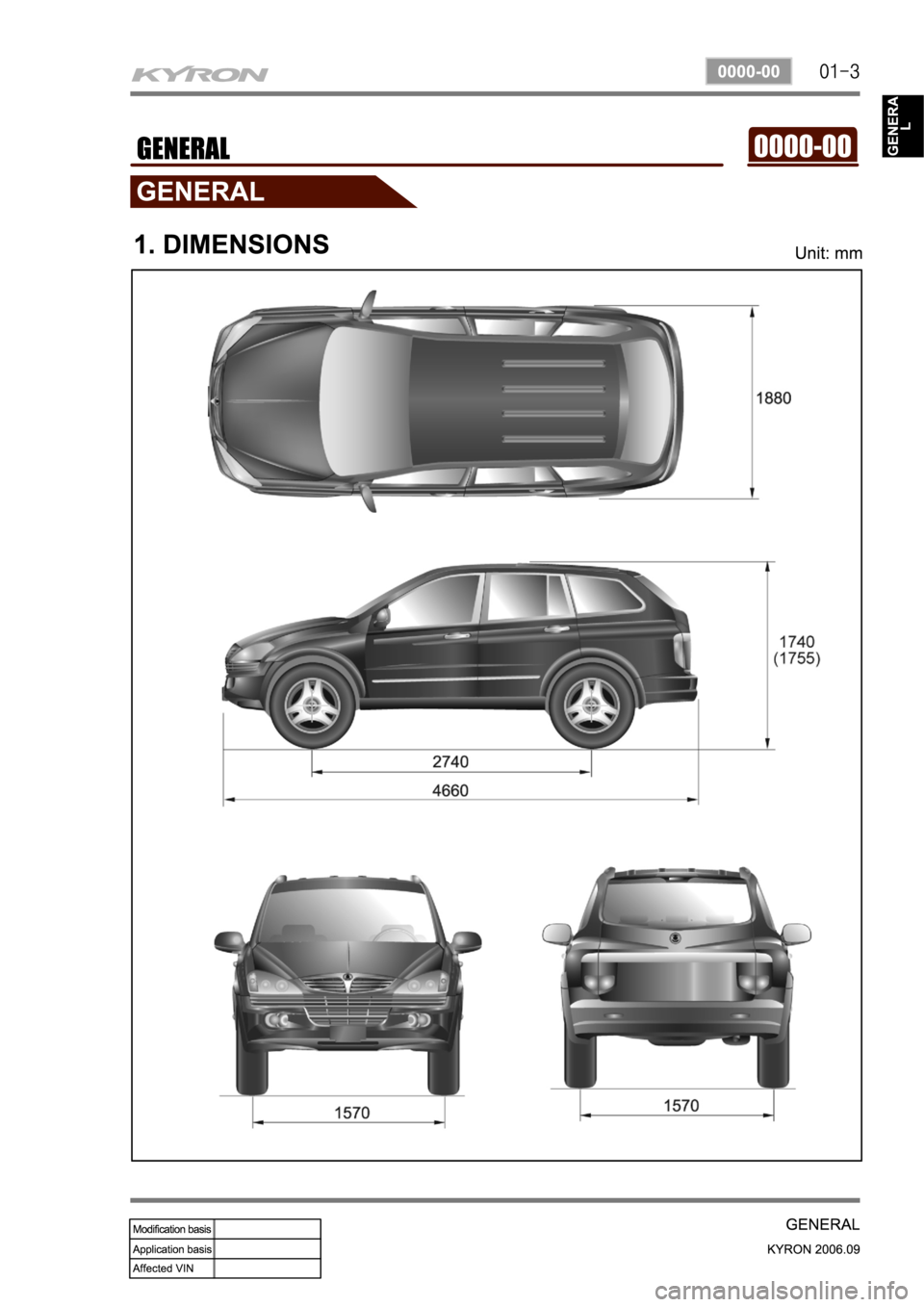 SSANGYONG KYRON 2006 Manual PDF SSANGYONG KYRON 2006 Manual PDF