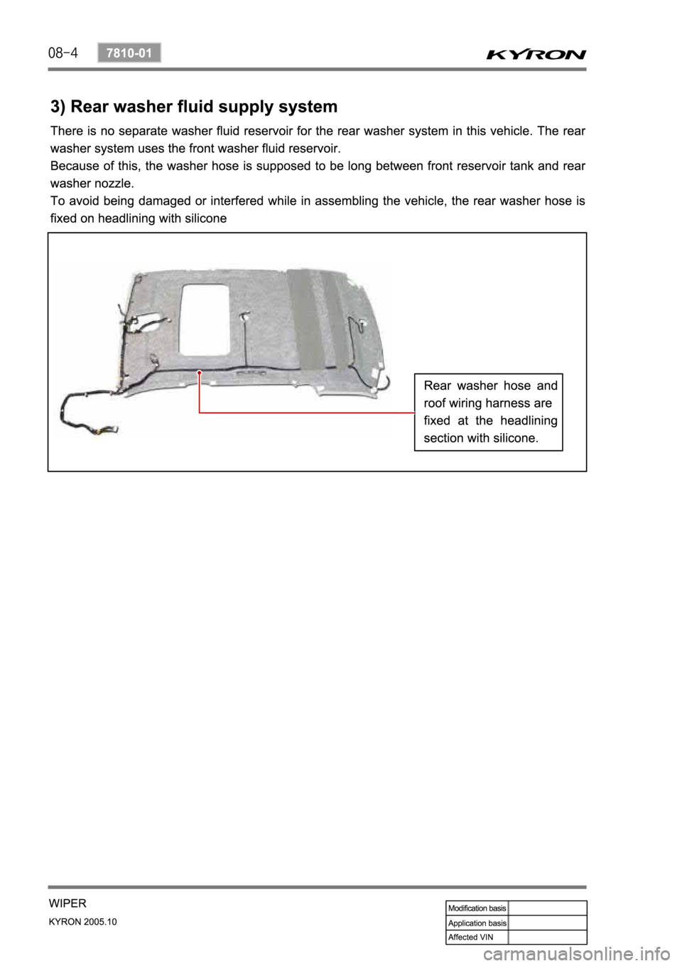 SSANGYONG KYRON 2005 Owners Manual SSANGYONG KYRON 2005 Owners Manual