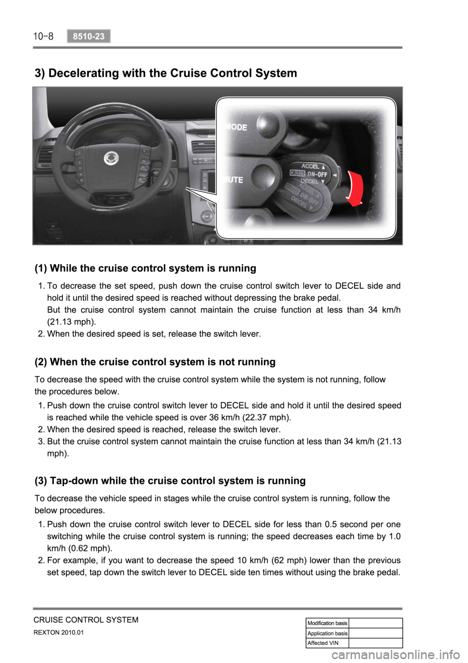 SSANGYONG NEW REXTON 2010 Service Manual SSANGYONG NEW REXTON 2010 Service Manual
