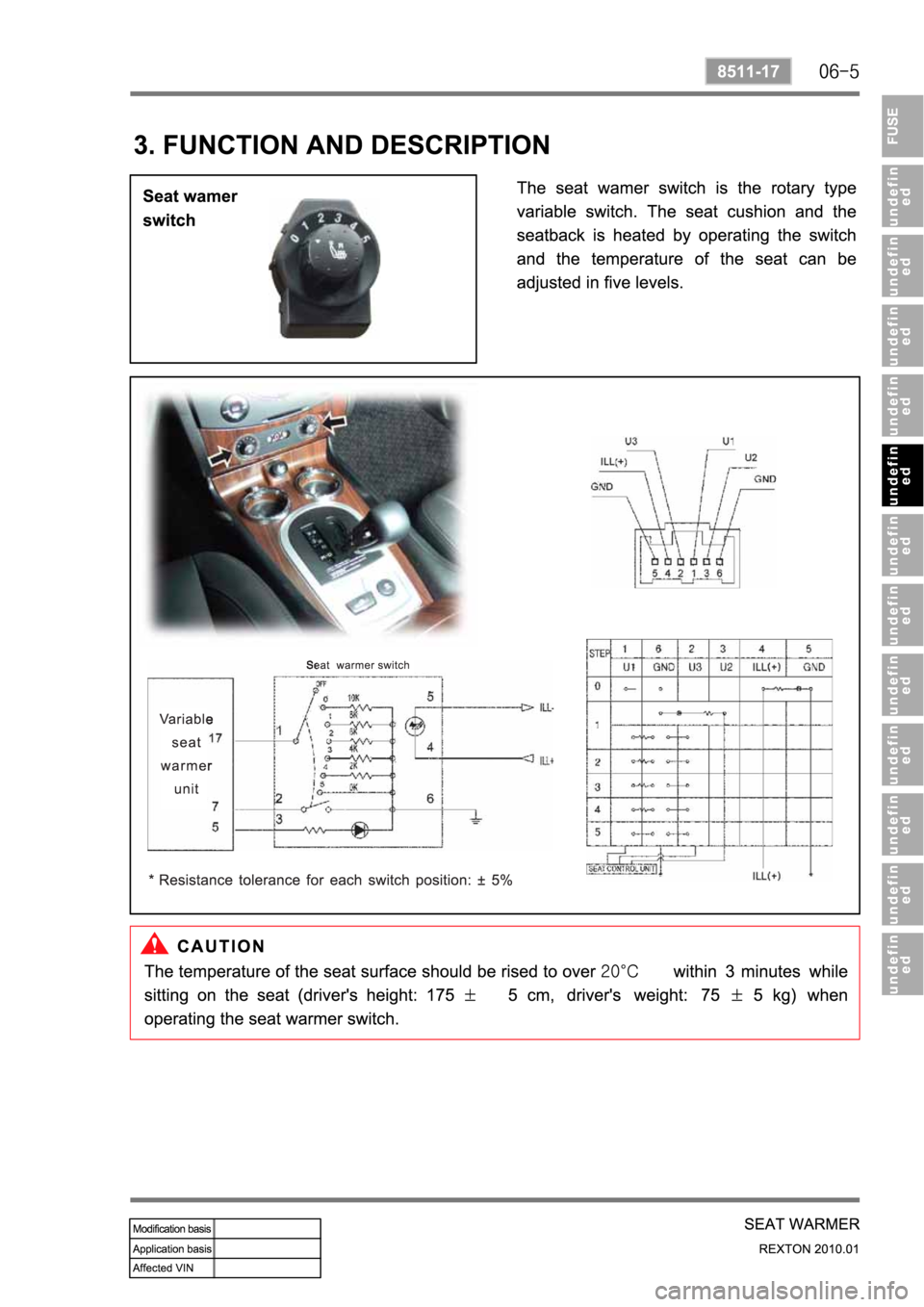 SSANGYONG NEW REXTON 2010 Service Manual SSANGYONG NEW REXTON 2010 Service Manual
