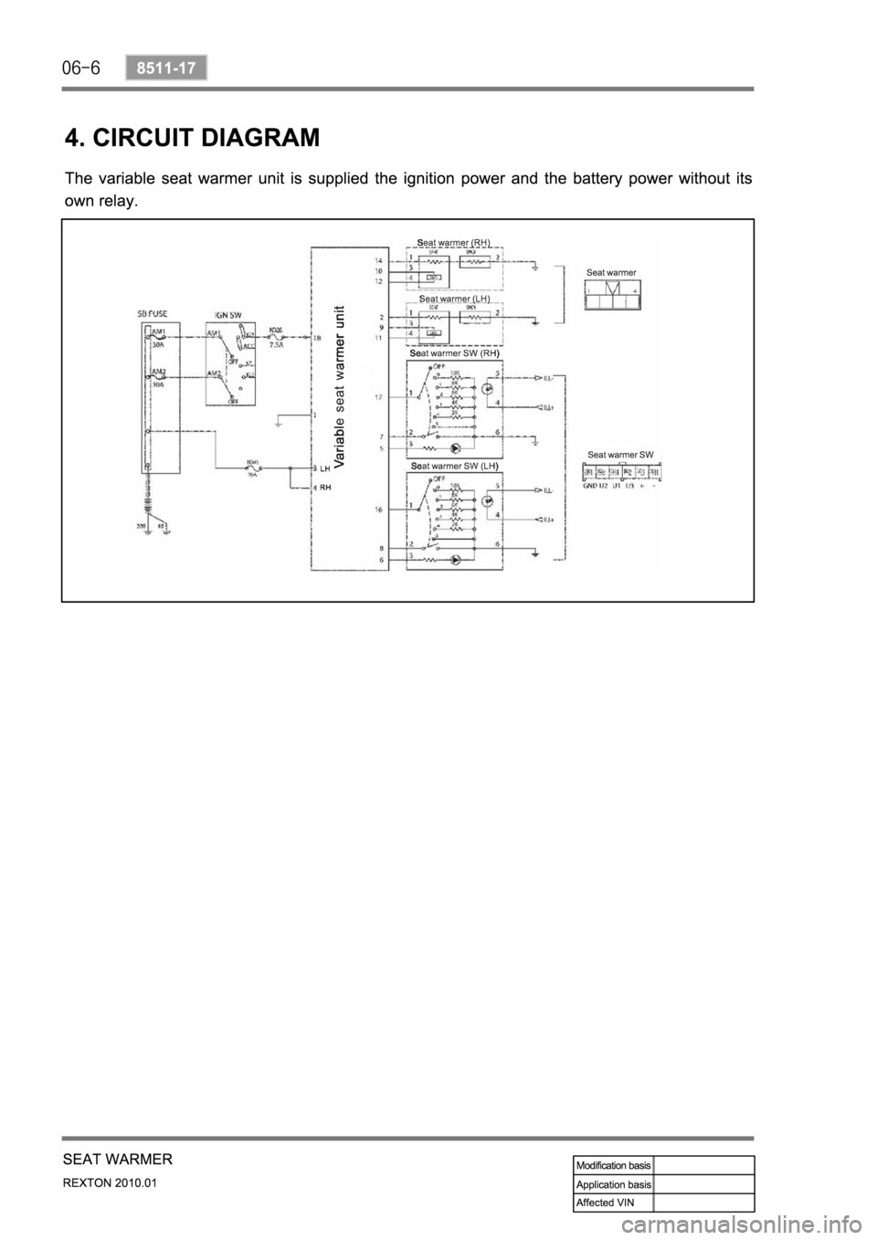 SSANGYONG NEW REXTON 2010 Service Manual SSANGYONG NEW REXTON 2010 Service Manual