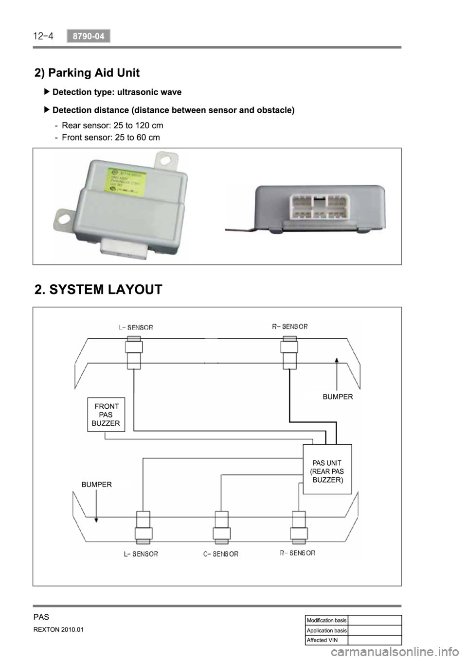 SSANGYONG NEW REXTON 2010 Service Manual SSANGYONG NEW REXTON 2010 Service Manual
