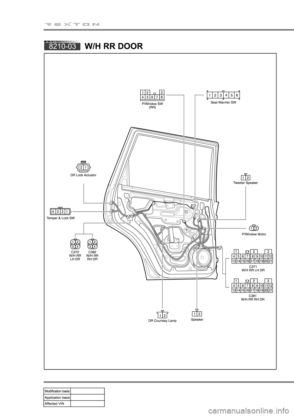 SSANGYONG NEW REXTON 2008 Owners Manual 