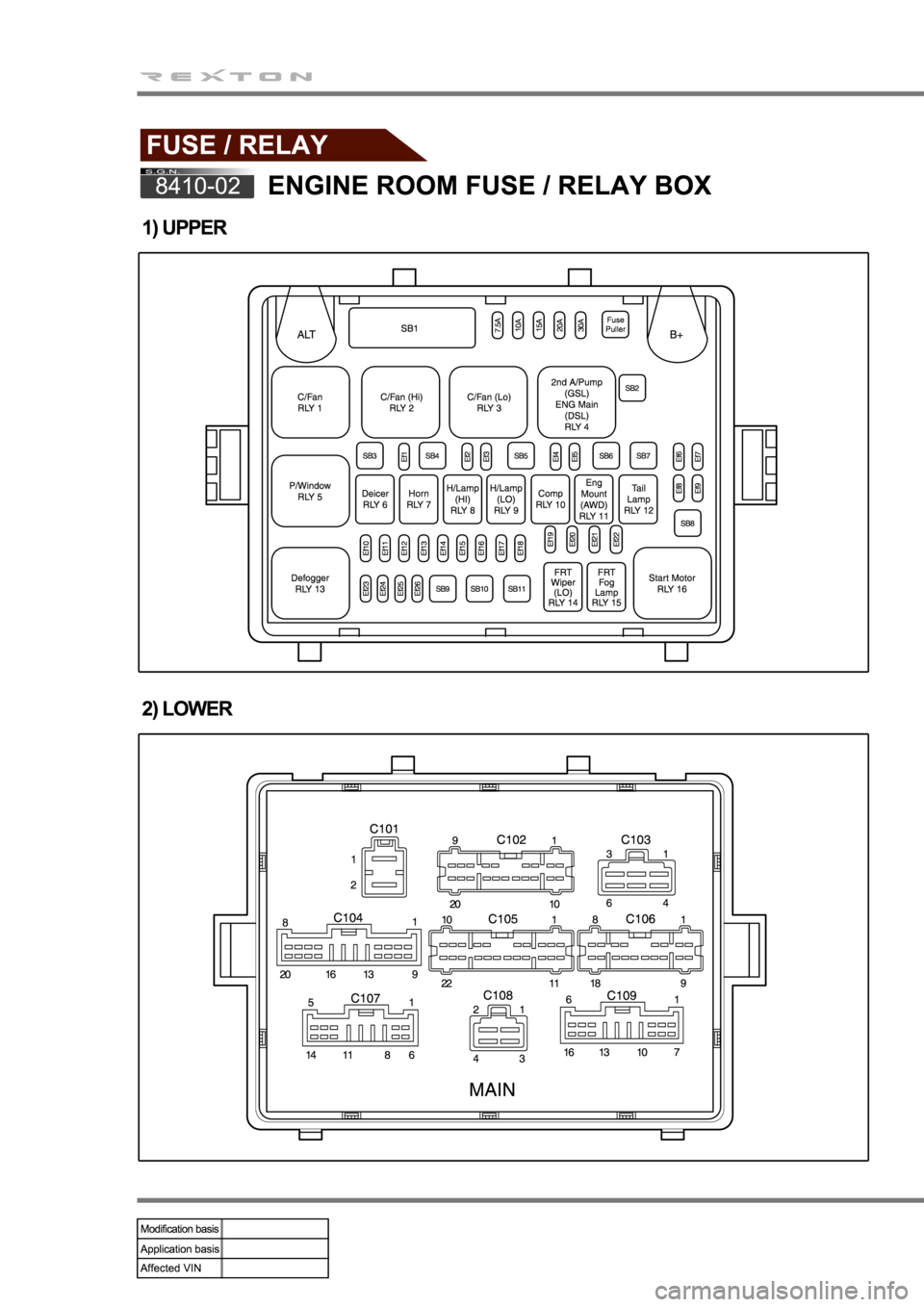 SSANGYONG NEW REXTON 2008 Owners Manual 