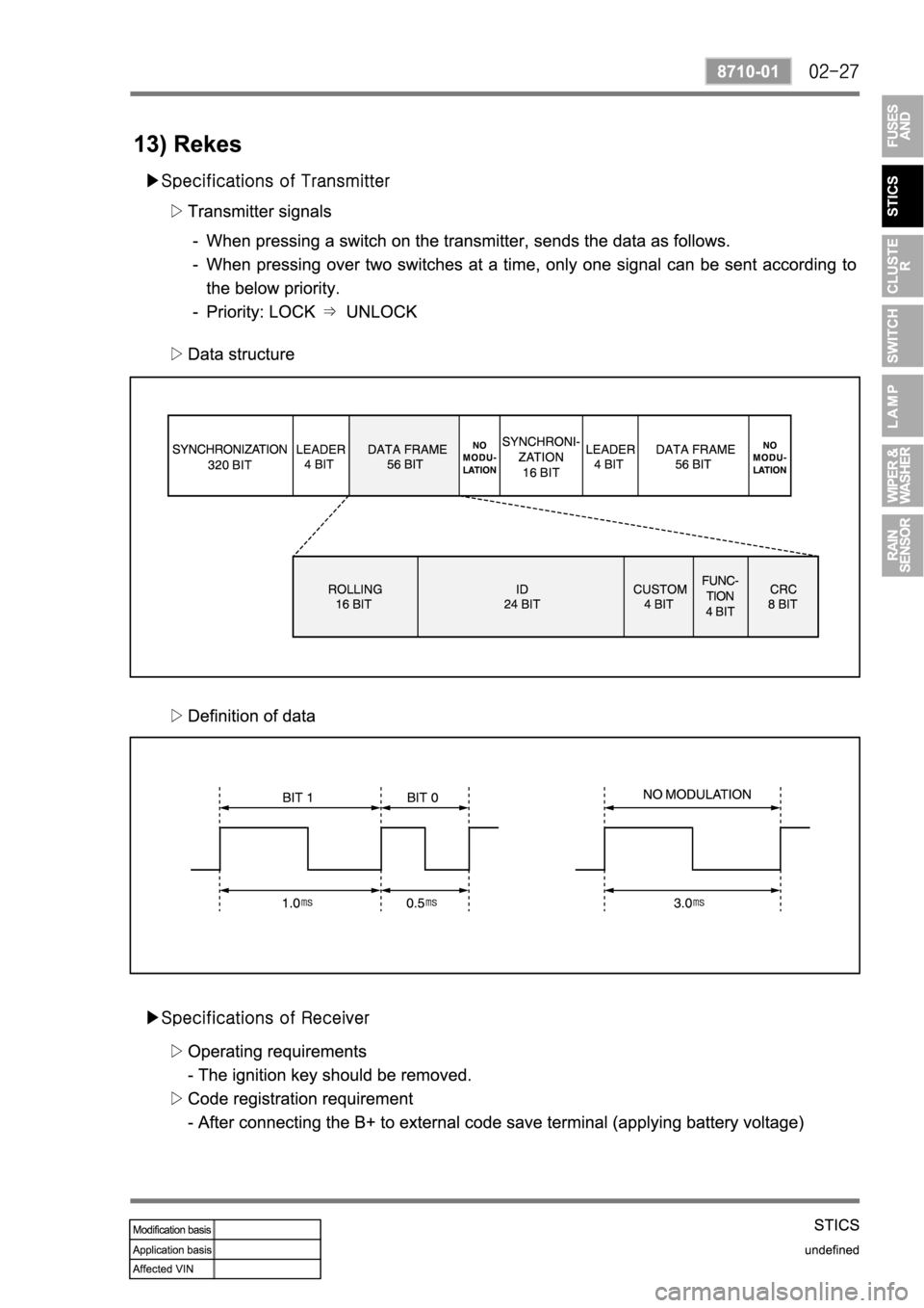 SSANGYONG REXTON 2004 Service Manual SSANGYONG REXTON 2004 Service Manual