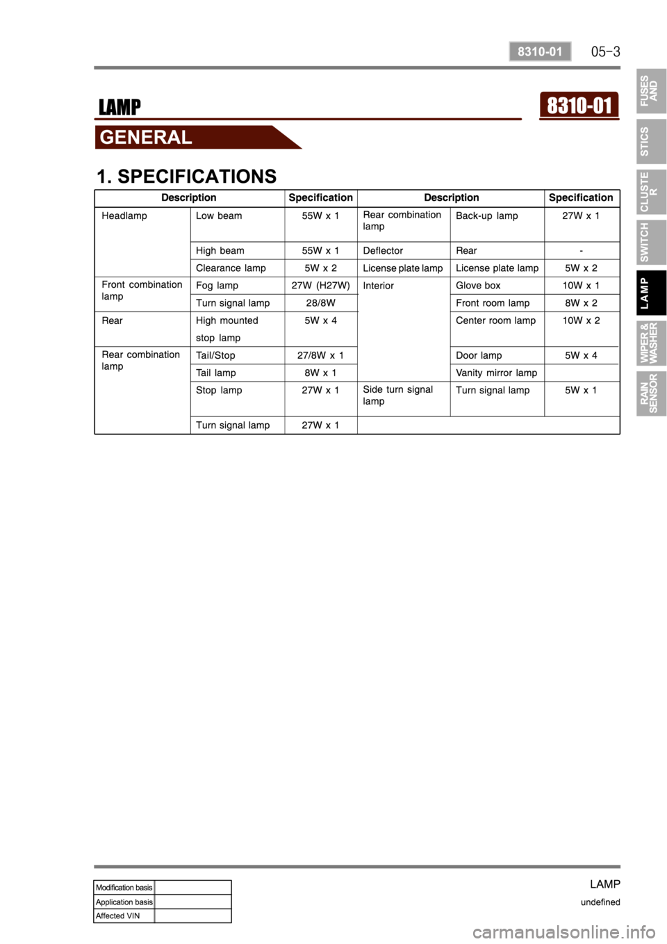 SSANGYONG REXTON 2004 Service Manual SSANGYONG REXTON 2004 Service Manual