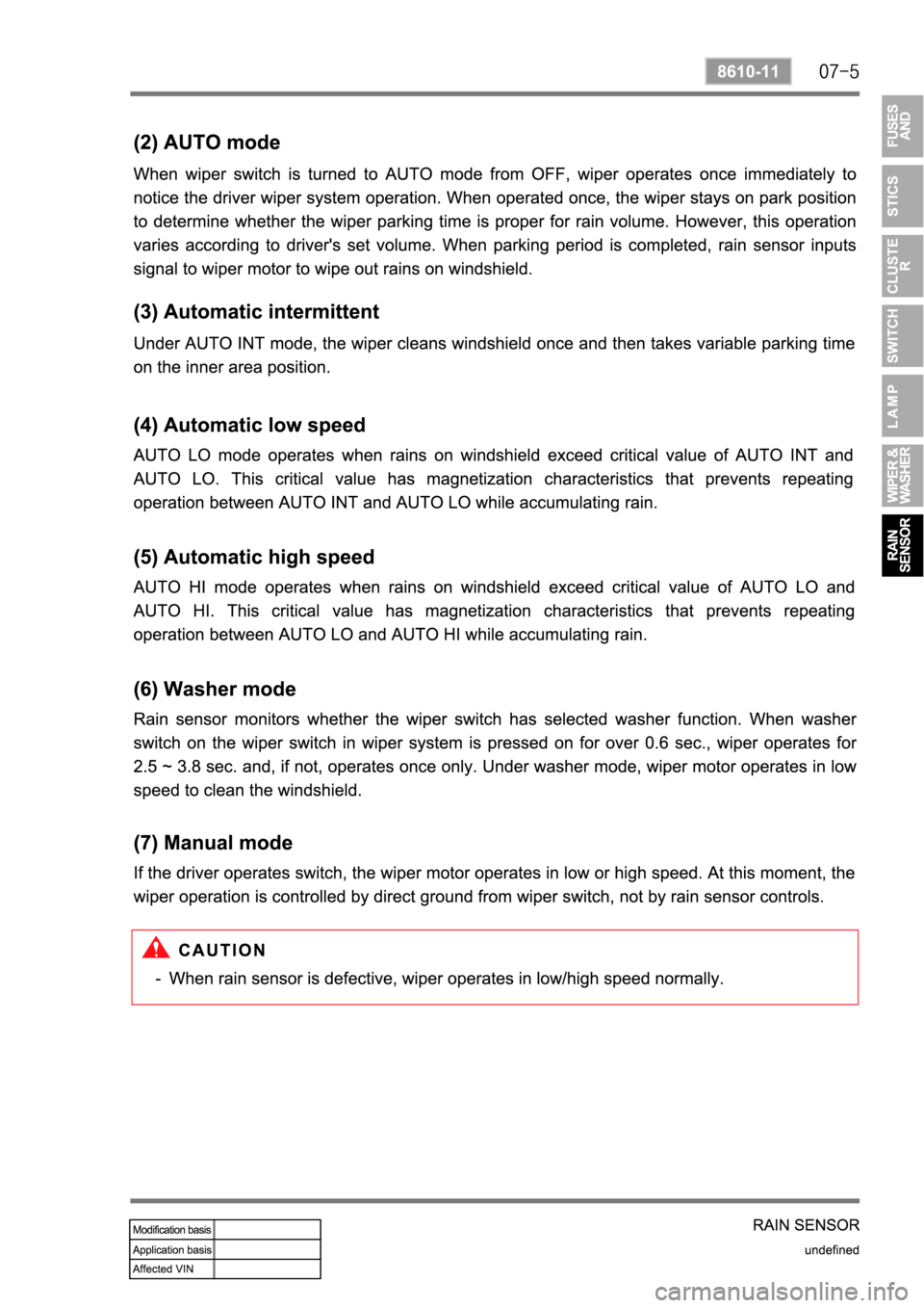 SSANGYONG REXTON 2004 Service Manual SSANGYONG REXTON 2004 Service Manual
