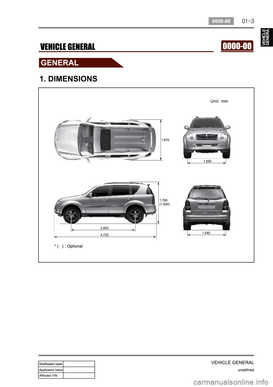 SSANGYONG REXTON 2008 Service Manual SSANGYONG REXTON 2008 Service Manual
