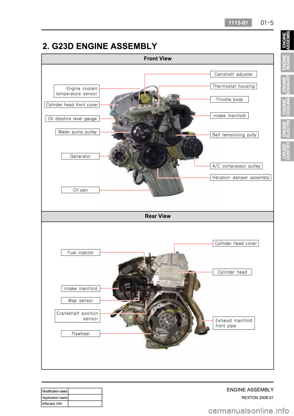 SSANGYONG REXTON 2008 Service Manual SSANGYONG REXTON 2008 Service Manual