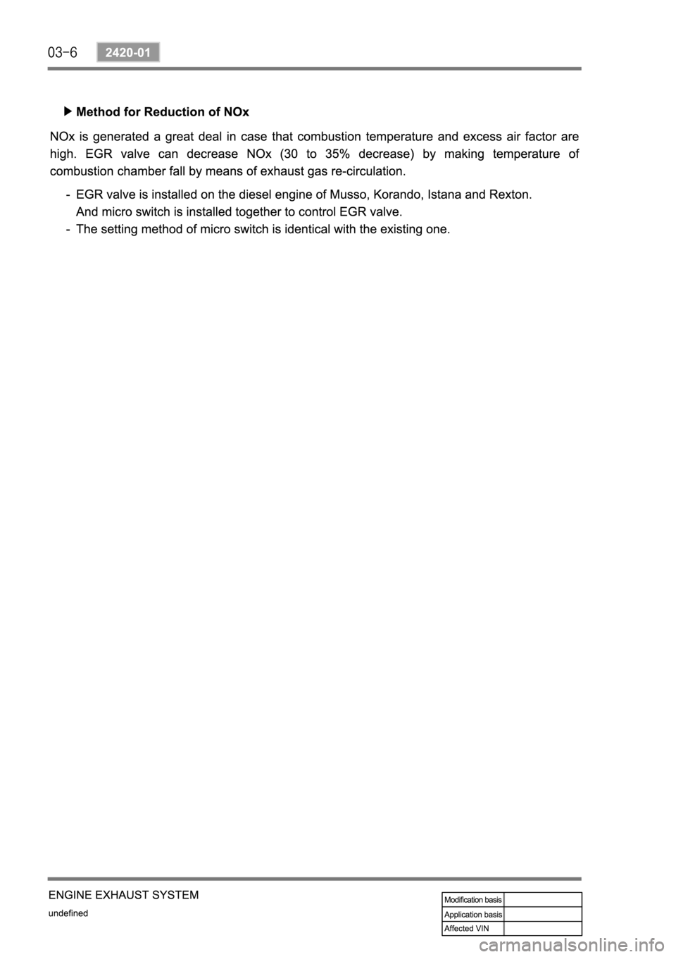 SSANGYONG REXTON 2008 Service Manual SSANGYONG REXTON 2008 Service Manual