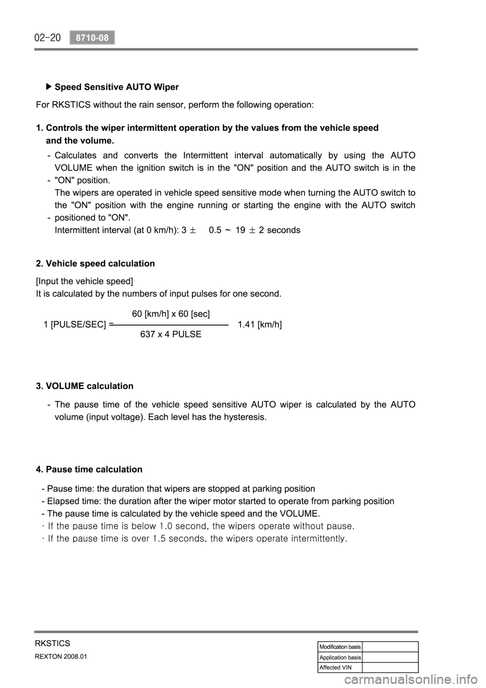 SSANGYONG REXTON 2008 Service Manual SSANGYONG REXTON 2008 Service Manual