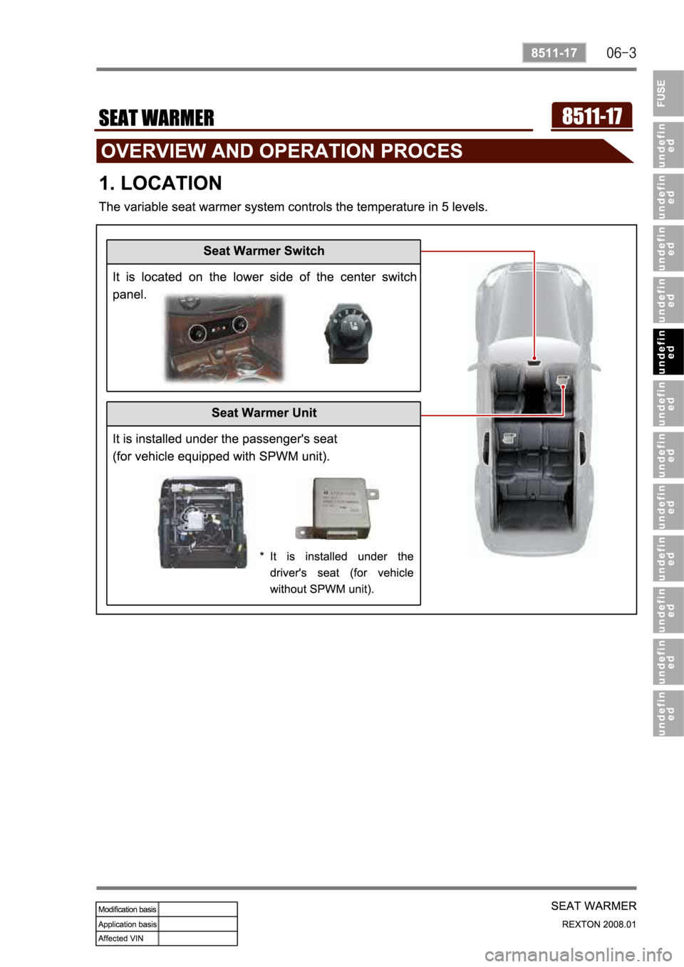 SSANGYONG REXTON 2008 Service Manual SSANGYONG REXTON 2008 Service Manual