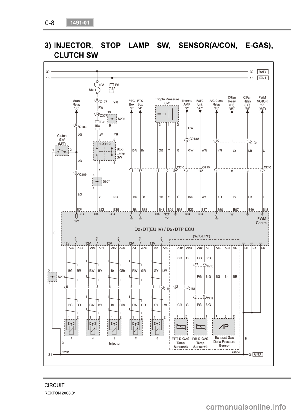 SSANGYONG REXTON 2008 Workshop Manual SSANGYONG REXTON 2008 Workshop Manual