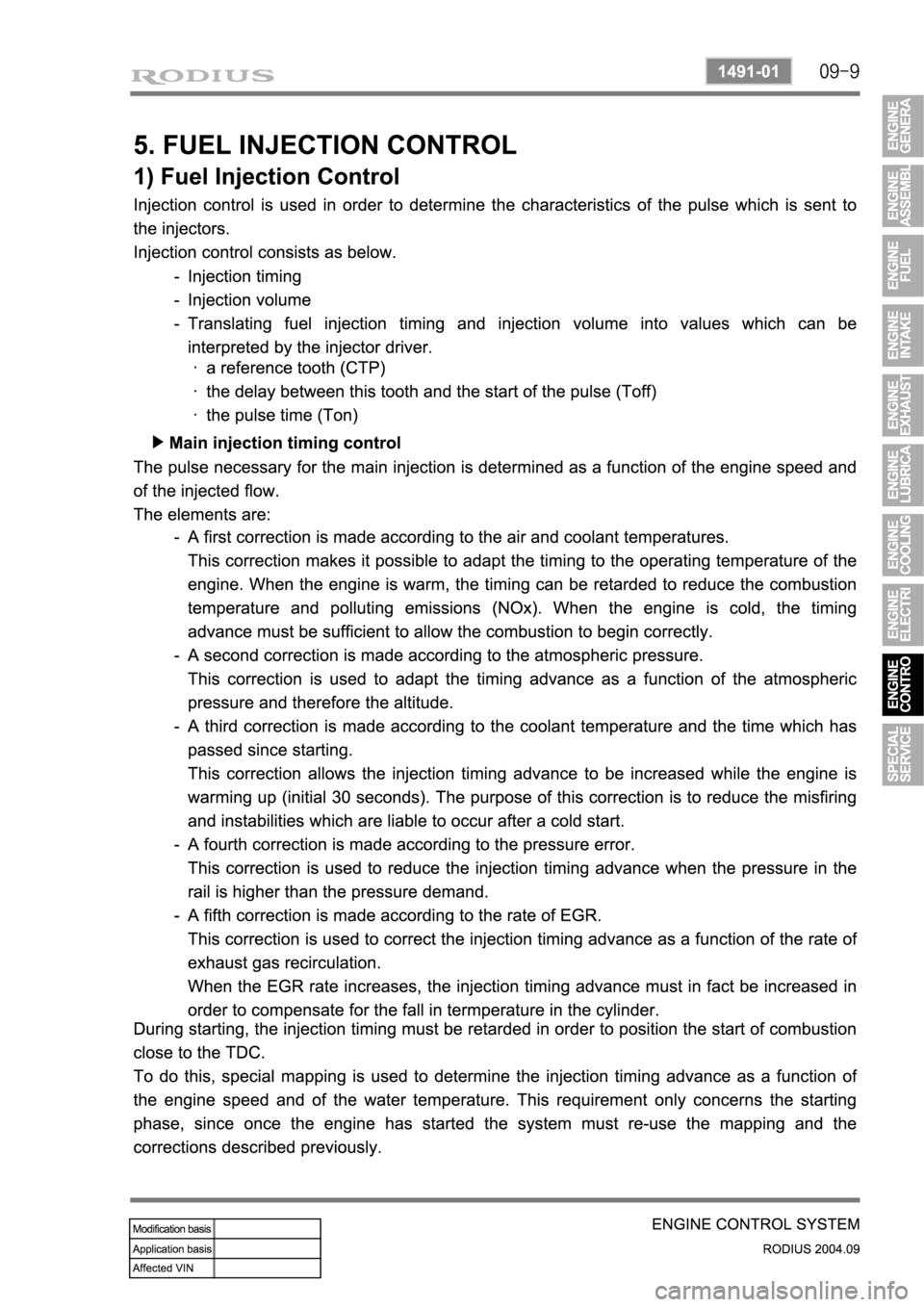 SSANGYONG RODIUS 2004 Service Manual SSANGYONG RODIUS 2004 Service Manual