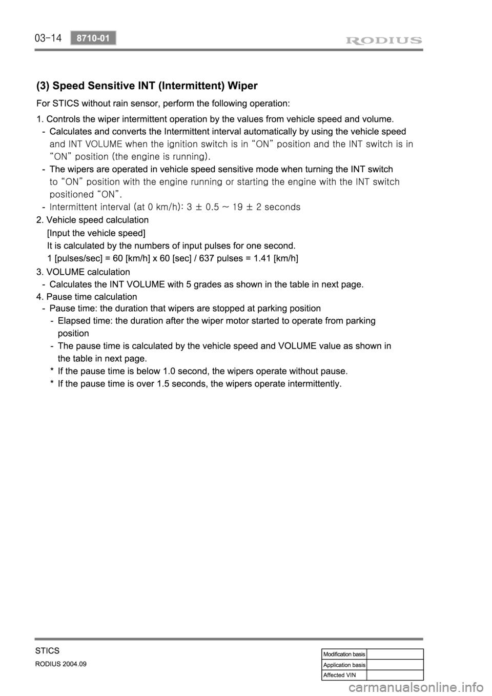 SSANGYONG RODIUS 2004 Service Manual SSANGYONG RODIUS 2004 Service Manual