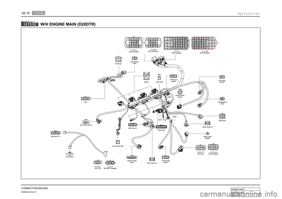 SSANGYONG RODIUS 2012 Owners Manual SSANGYONG RODIUS 2012 Owners Manual