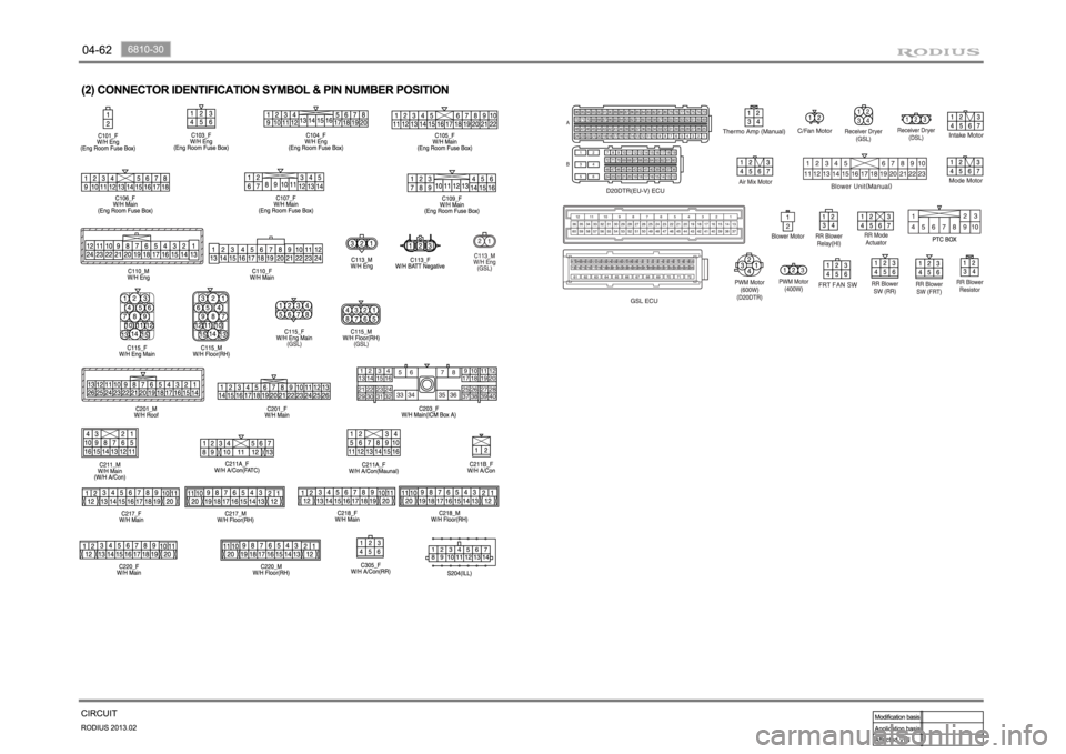 SSANGYONG TURISMO 2013  Service Manual 