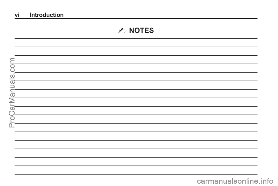 SATURN OUTLOOK 2010  Owners Manual vi Introduction
2NOTES
ProCarManuals.com 