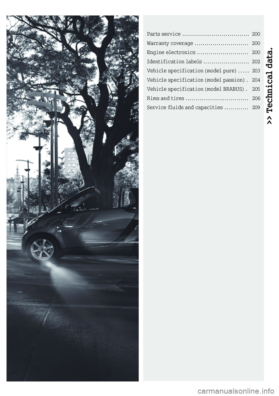 SMART FORTWO COUPE 2019  Owners Manual 