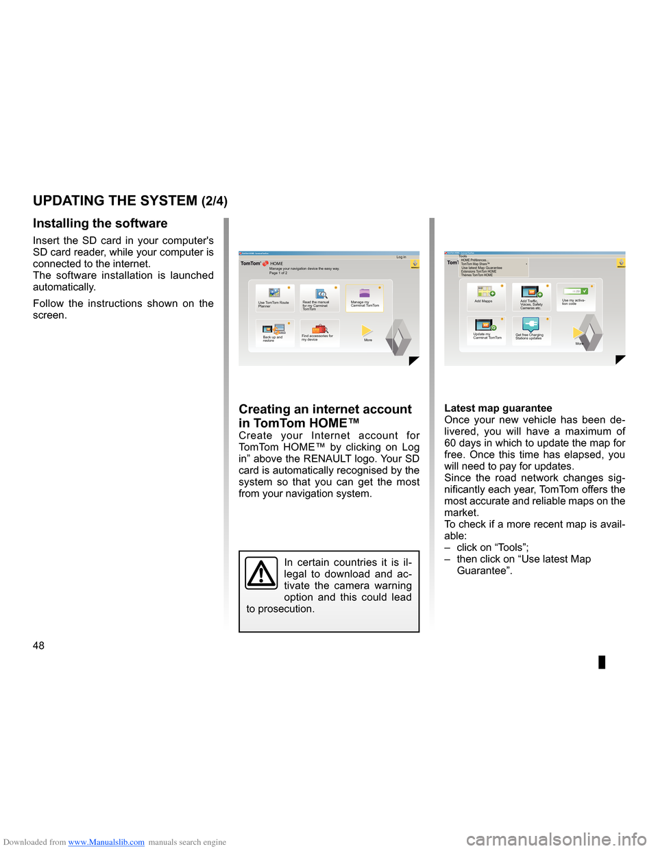 Renault Carminat Tomtom User Manual
