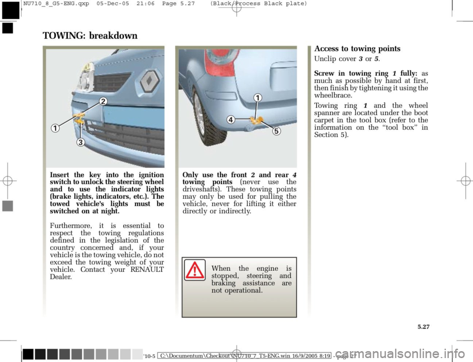 RENAULT MODUS 2008 1.G Owners Manual RENAULT MODUS 2008 1.G Owners Manual