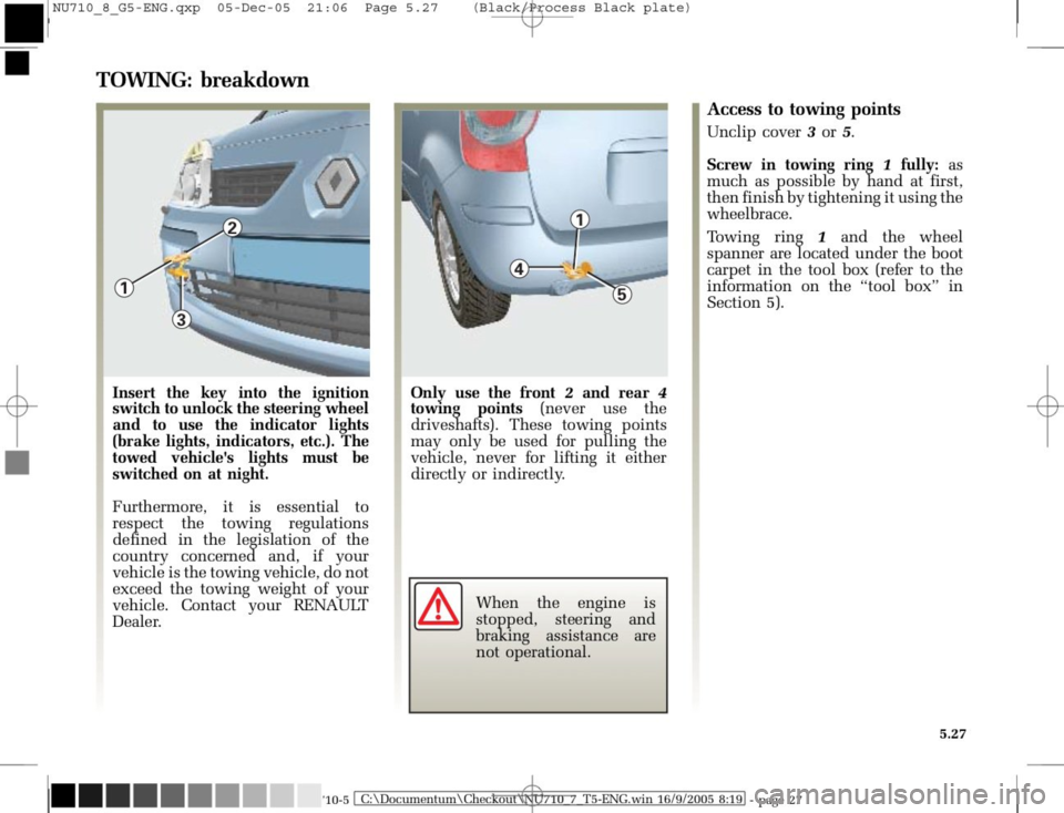 RENAULT MODUS 2008 1.G Owners Manual 