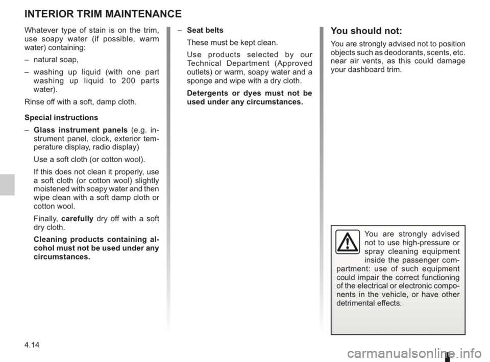 RENAULT KANGOO 2014 X61 / 2.G Owners Manual RENAULT KANGOO 2014 X61 / 2.G Owners Manual