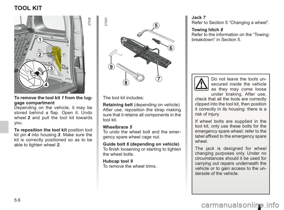 RENAULT KANGOO 2014 X61 / 2.G Owners Manual 