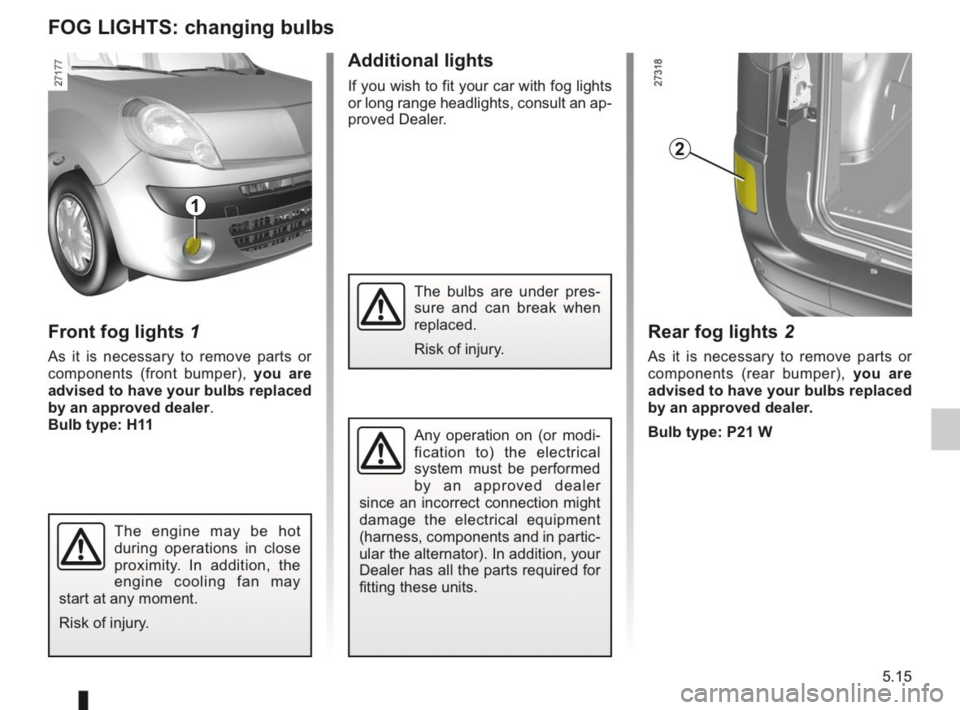 RENAULT KANGOO 2014 X61 / 2.G Owners Manual RENAULT KANGOO 2014 X61 / 2.G Owners Manual